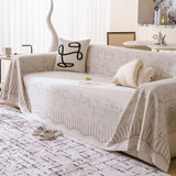 Modern Light Luxury Silky Smooth Couch Throw Protector, Washable Furniture Protector