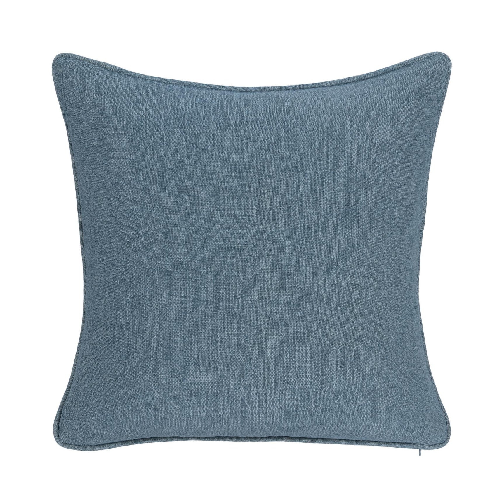SLD Bedford Chambray Linen 22x22 Throw Pillow (Set of 2) - Ornate Home