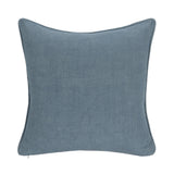 SLD Bedford Chambray Linen 22x22 Throw Pillow (Set of 2) - Ornate Home