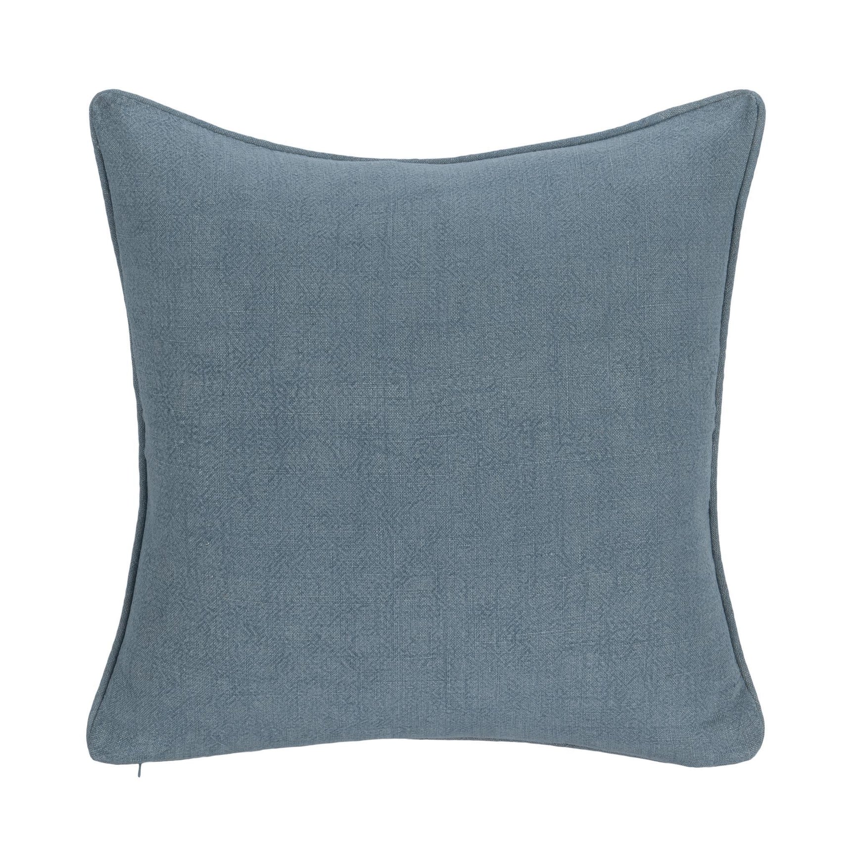 SLD Bedford Chambray Linen 22x22 Throw Pillow (Set of 2) - Ornate Home