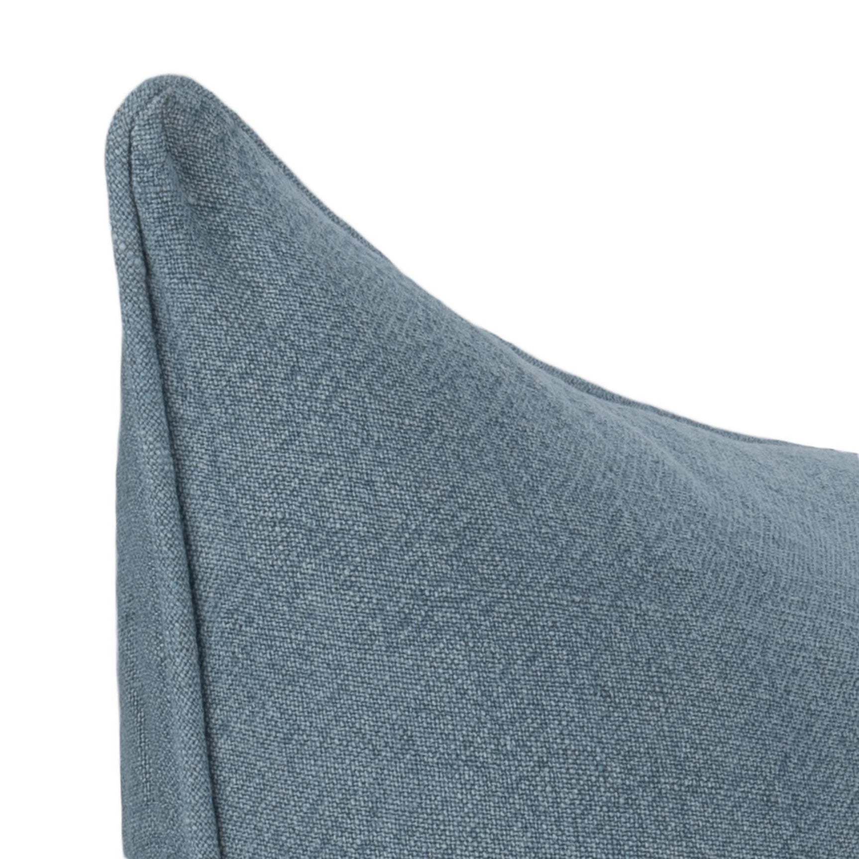 SLD Bedford Chambray Linen 22x22 Throw Pillow (Set of 2) - Ornate Home