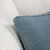 SLD Bedford Chambray Linen 22x22 Throw Pillow (Set of 2) - Ornate Home