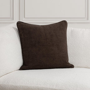 SLD Bedford Ganache Linen 22x22 Throw Pillow (Set of 2) - Ornate Home