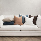 SLD Bedford Hazel Linen 22x22 Throw Pillow (Set of 2) - Ornate Home