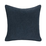 SLD Bedford Indigo Linen 22x22 Throw Pillow (Set of 2) - Ornate Home
