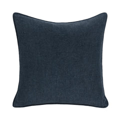 SLD Bedford Indigo Linen 22x22 Throw Pillow (Set of 2) - Ornate Home