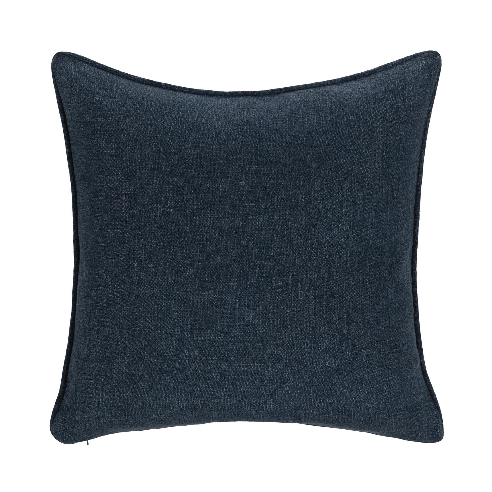 SLD Bedford Indigo Linen 22x22 Throw Pillow (Set of 2) - Ornate Home