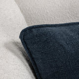 SLD Bedford Indigo Linen 22x22 Throw Pillow (Set of 2) - Ornate Home