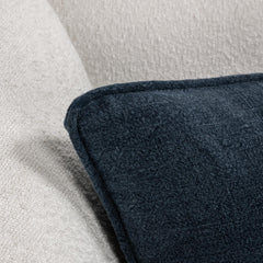 SLD Bedford Indigo Linen 22x22 Throw Pillow (Set of 2) - Ornate Home