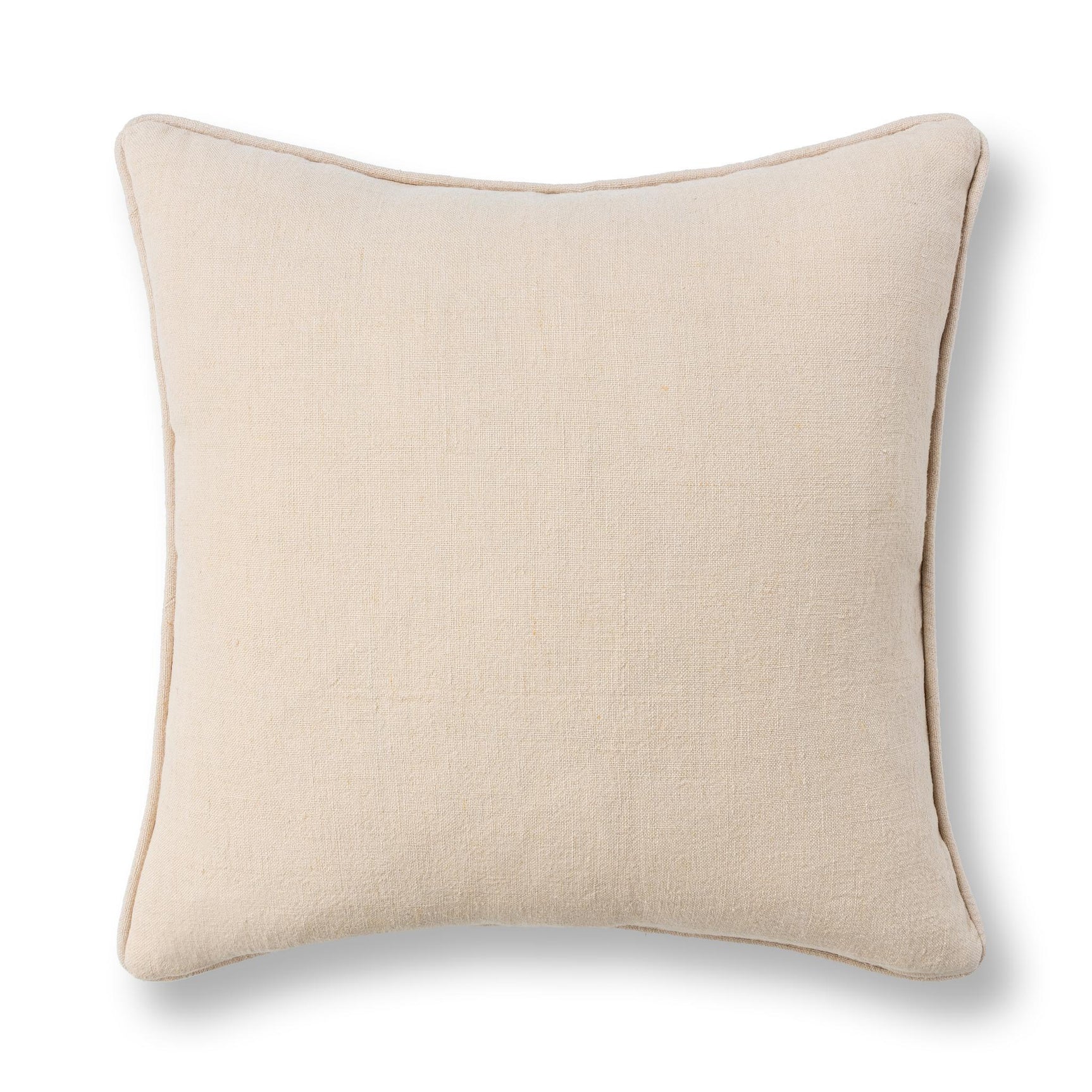 SLD Bedford Linen Oat 22x22 Throw Pillow (Set of 2) - Ornate Home