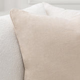 SLD Bedford Linen Oat 22x22 Throw Pillow (Set of 2) - Ornate Home