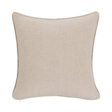 SLD Bedford Natural Linen 22x22 Throw Pillow (Set of 2) - Ornate Home