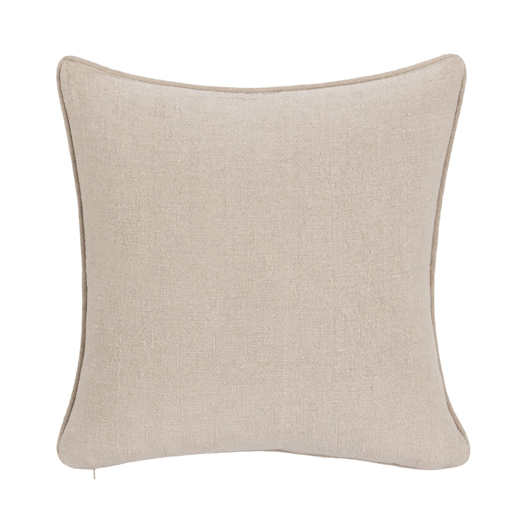 SLD Bedford Natural Linen 22x22 Throw Pillow (Set of 2) - Ornate Home