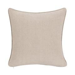 SLD Bedford Natural Linen 22x22 Throw Pillow (Set of 2) - Ornate Home