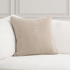 SLD Bedford Natural Linen 22x22 Throw Pillow (Set of 2) - Ornate Home