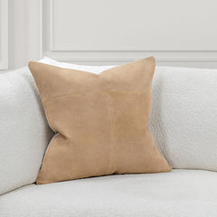 SLD Clemson Brown Suede Biscotti 22x22 Throw Pillow (Set of 2) - Ornate Home
