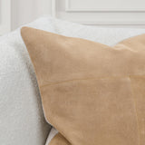 SLD Clemson Brown Suede Biscotti 22x22 Throw Pillow (Set of 2) - Ornate Home