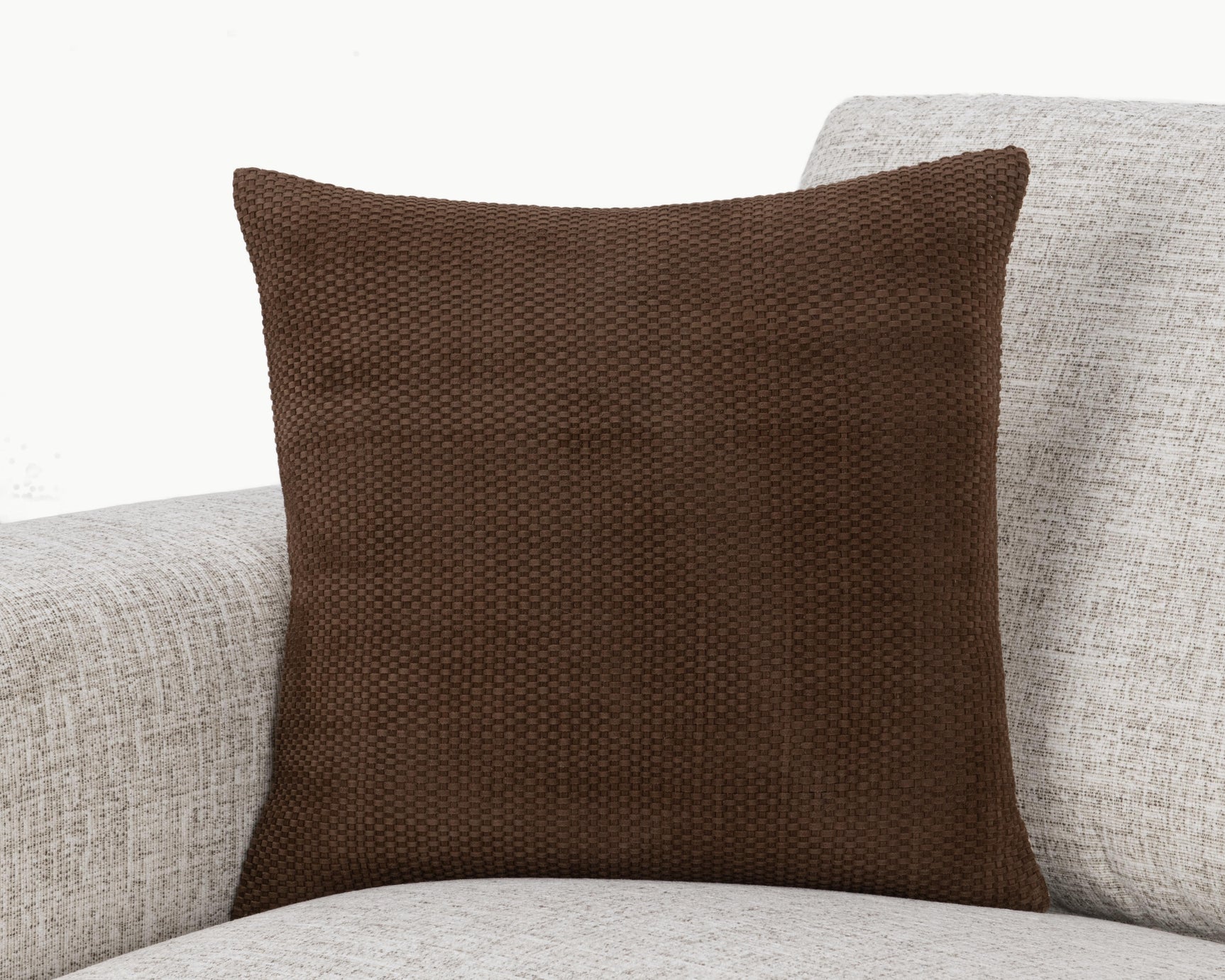 SLD Coffee Brown Bassinet 18x18 Throw Pillow (Set of 2) - Ornate Home