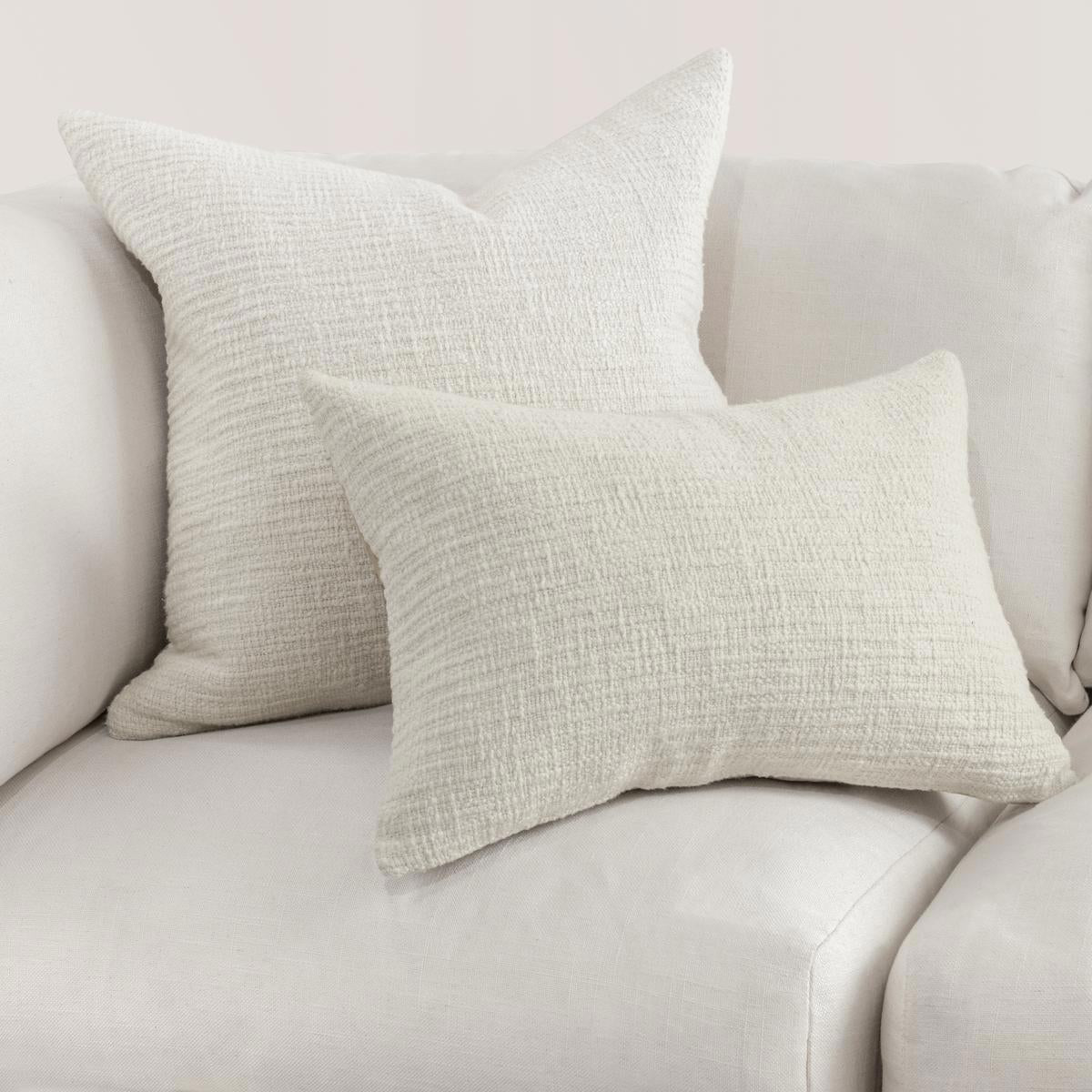 SLD Fable Ivory Multiple Sizes Throw Pillow (Set of 2) - Ornate Home