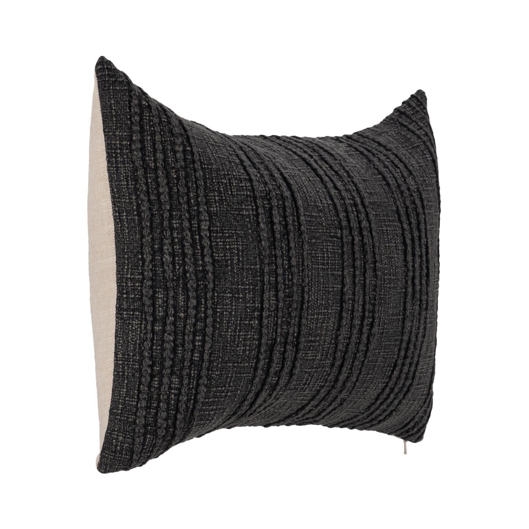 SLD Gratitude Black Multiple Sizes Throw Pillow (Set of 2) - Ornate Home