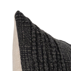 SLD Gratitude Black Multiple Sizes Throw Pillow (Set of 2) - Ornate Home
