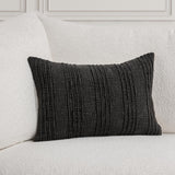 SLD Gratitude Black Multiple Sizes Throw Pillow (Set of 2) - Ornate Home