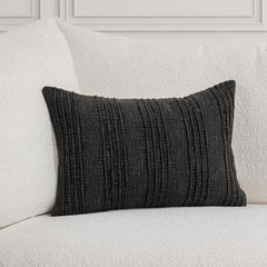 SLD Gratitude Black Multiple Sizes Throw Pillow (Set of 2) - Ornate Home