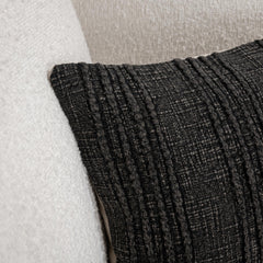 SLD Gratitude Black Multiple Sizes Throw Pillow (Set of 2) - Ornate Home