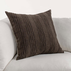 SLD Gratitude Ganache Brown Multiple Sizes Throw Pillow (Set of 2) - Ornate Home