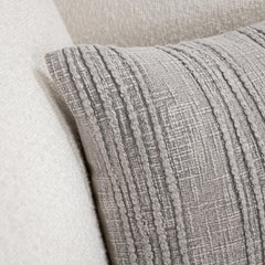 SLD Gratitude Gray Multiple Sizes Throw Pillow (Set of 2) - Ornate Home