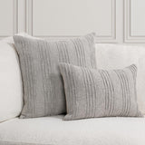 SLD Gratitude Gray Multiple Sizes Throw Pillow (Set of 2) - Ornate Home