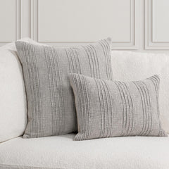 SLD Gratitude Gray Multiple Sizes Throw Pillow (Set of 2) - Ornate Home