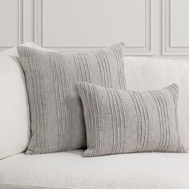 SLD Gratitude Gray Multiple Sizes Throw Pillow (Set of 2) - Ornate Home