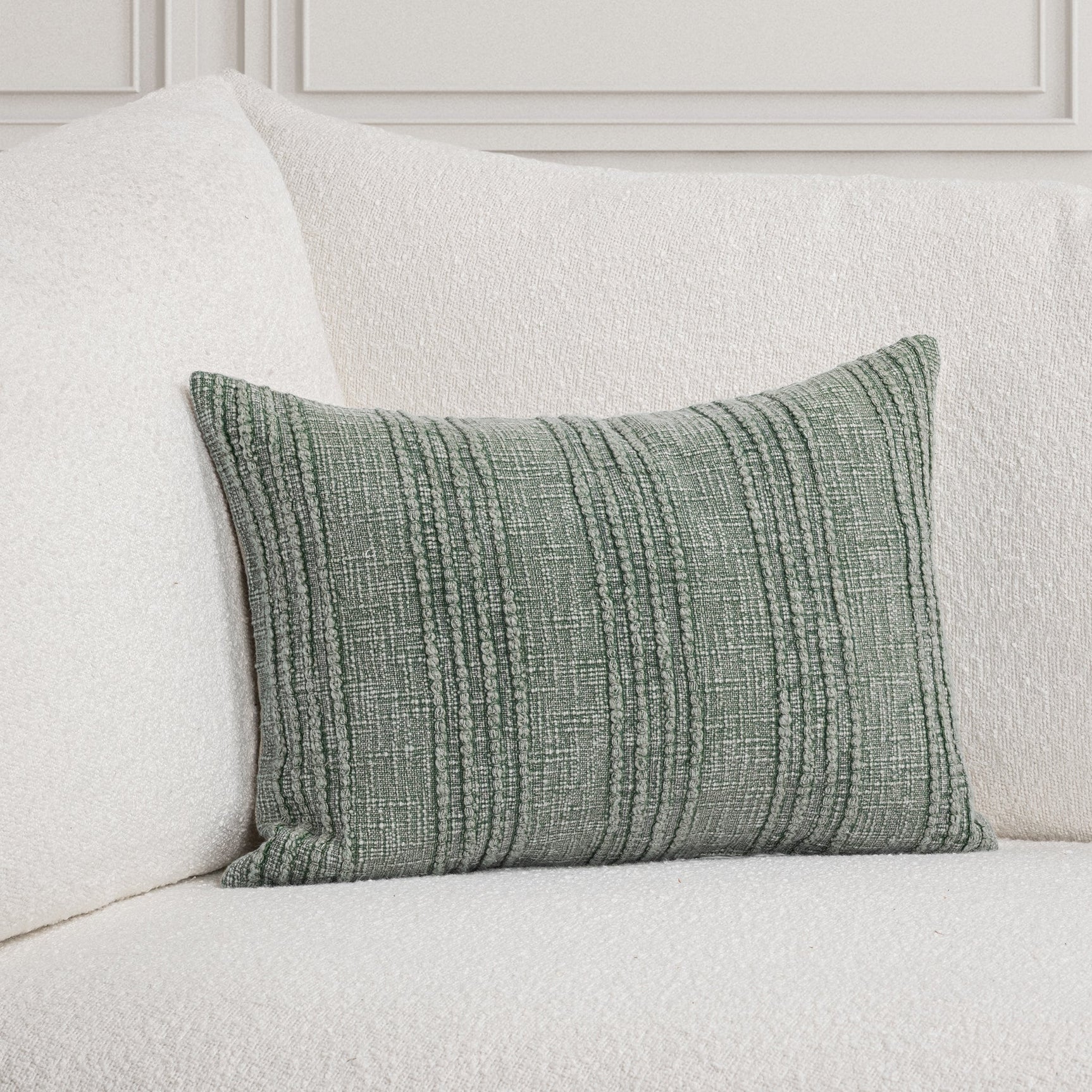 SLD Gratitude Green Multiple Sizes Throw Pillow (Set of 2) - Ornate Home