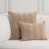 SLD Gratitude Natural Multiple Sizes Throw Pillow (Set of 2) - Ornate Home