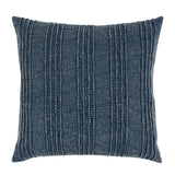 SLD Gratitude Navy Blue Multiple Sizes Throw Pillow (Set of 2) - Ornate Home