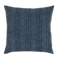 SLD Gratitude Navy Blue Multiple Sizes Throw Pillow (Set of 2) - Ornate Home