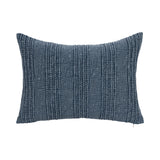 SLD Gratitude Navy Blue Multiple Sizes Throw Pillow (Set of 2) - Ornate Home
