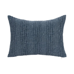 SLD Gratitude Navy Blue Multiple Sizes Throw Pillow (Set of 2) - Ornate Home