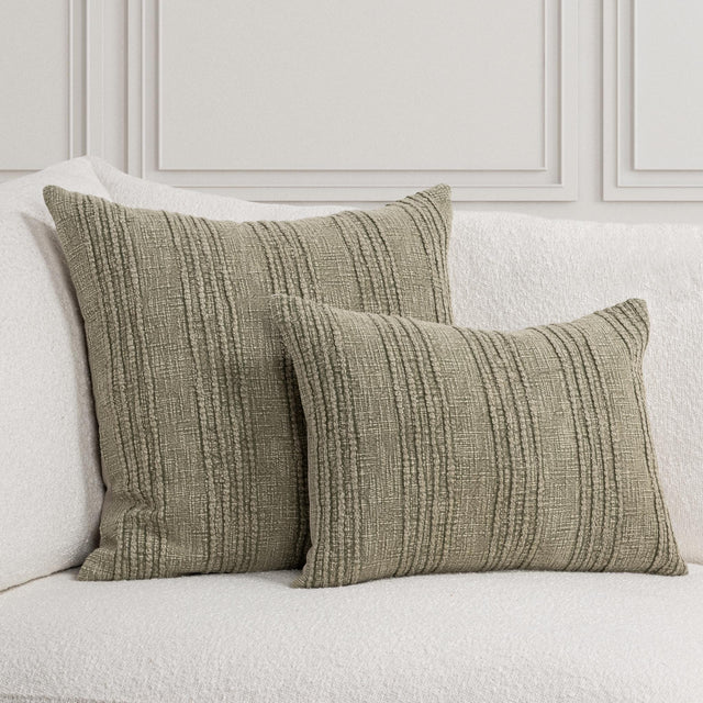 SLD Gratitude Sage Multiple Sizes Throw Pillow (Set of 2) - Ornate Home
