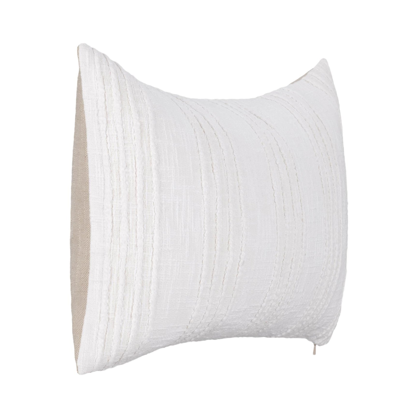 SLD Gratitude White Multiple Sizes Throw Pillow (Set of 2) - Ornate Home