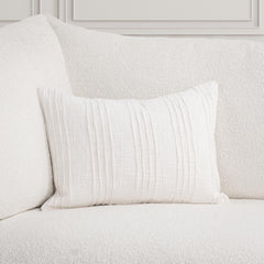 SLD Gratitude White Multiple Sizes Throw Pillow (Set of 2) - Ornate Home