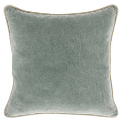 SLD Heirloom Bay Green Velvet Multiple Sizes Throw Pillow (Set of 2) - Ornate Home