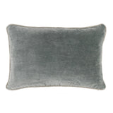 SLD Heirloom Bay Green Velvet Multiple Sizes Throw Pillow (Set of 2) - Ornate Home