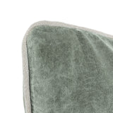 SLD Heirloom Bay Green Velvet Multiple Sizes Throw Pillow (Set of 2) - Ornate Home