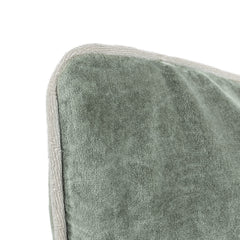 SLD Heirloom Bay Green Velvet Multiple Sizes Throw Pillow (Set of 2) - Ornate Home