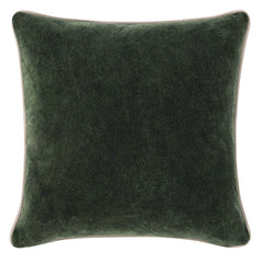 SLD Heirloom Forest Green Velvet Multiple Sizes Throw Pillow (Set of 2) - Ornate Home