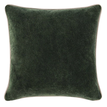 SLD Heirloom Forest Green Velvet Multiple Sizes Throw Pillow (Set of 2) - Ornate Home