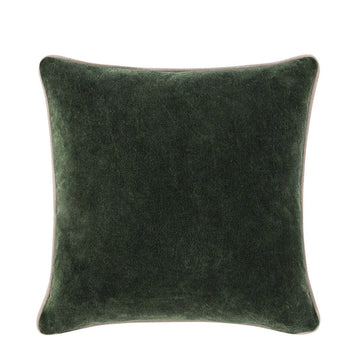 SLD Heirloom Forest Green Velvet Multiple Sizes Throw Pillow (Set of 2) - Ornate Home