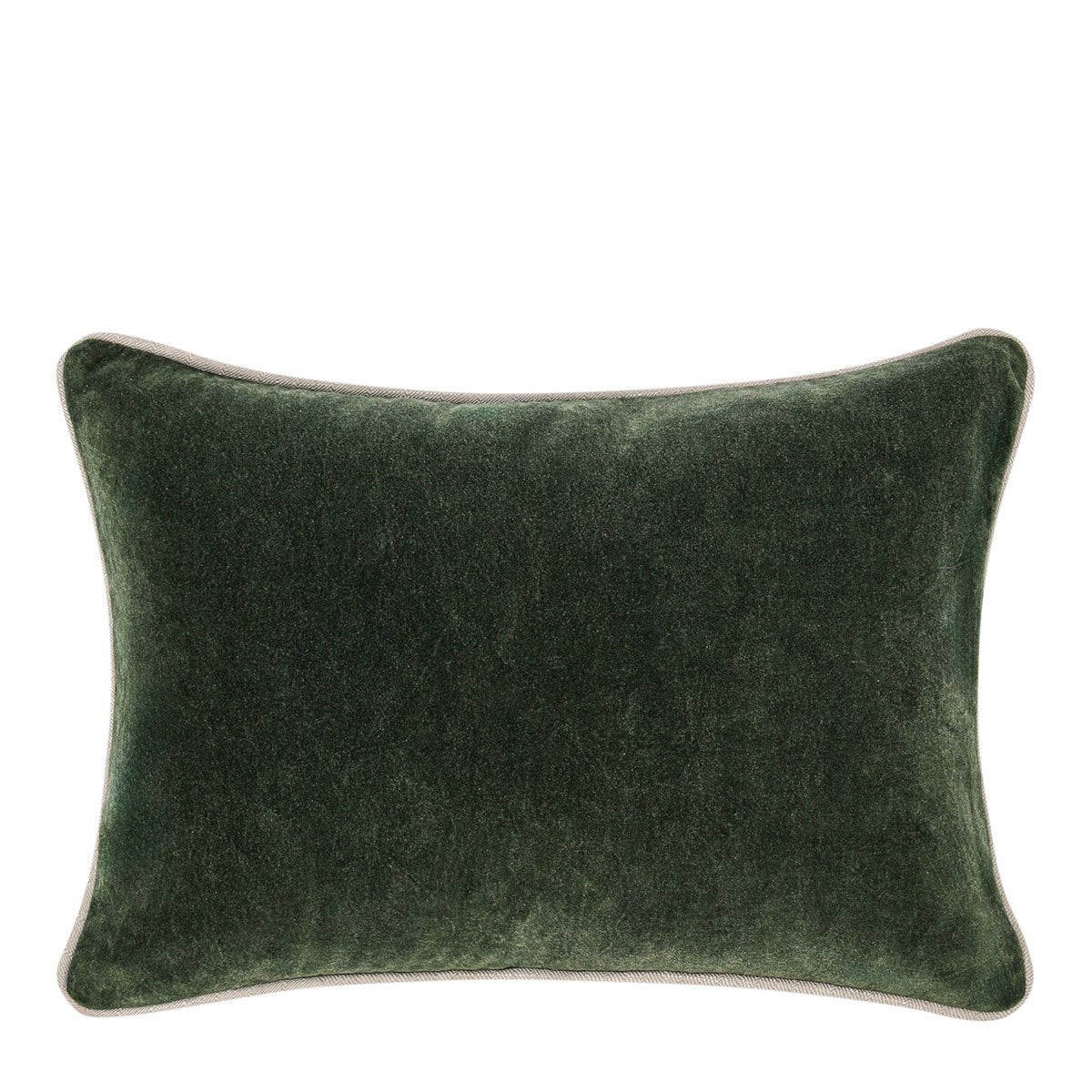 SLD Heirloom Forest Green Velvet Multiple Sizes Throw Pillow (Set of 2) - Ornate Home